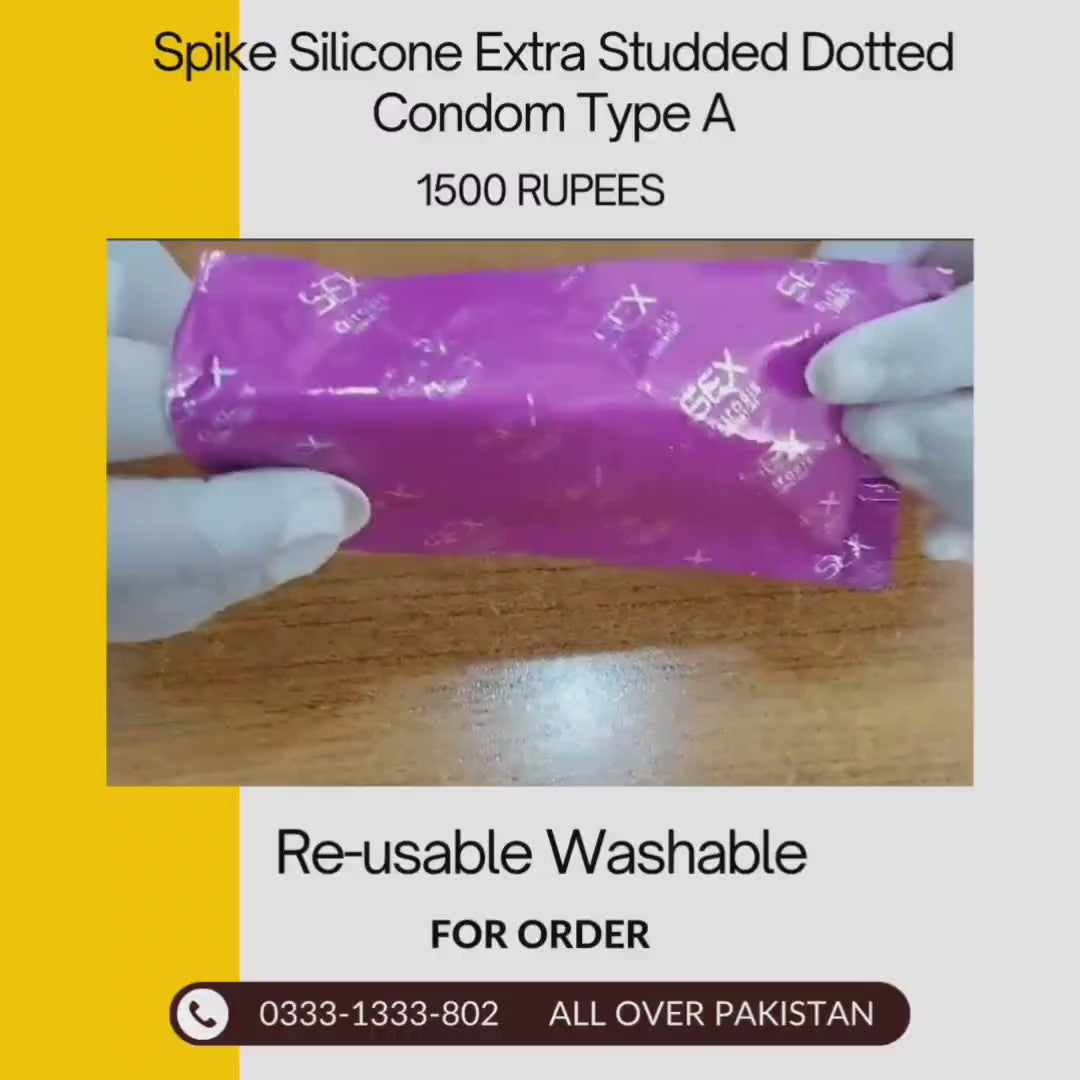 Silicone condom reusable