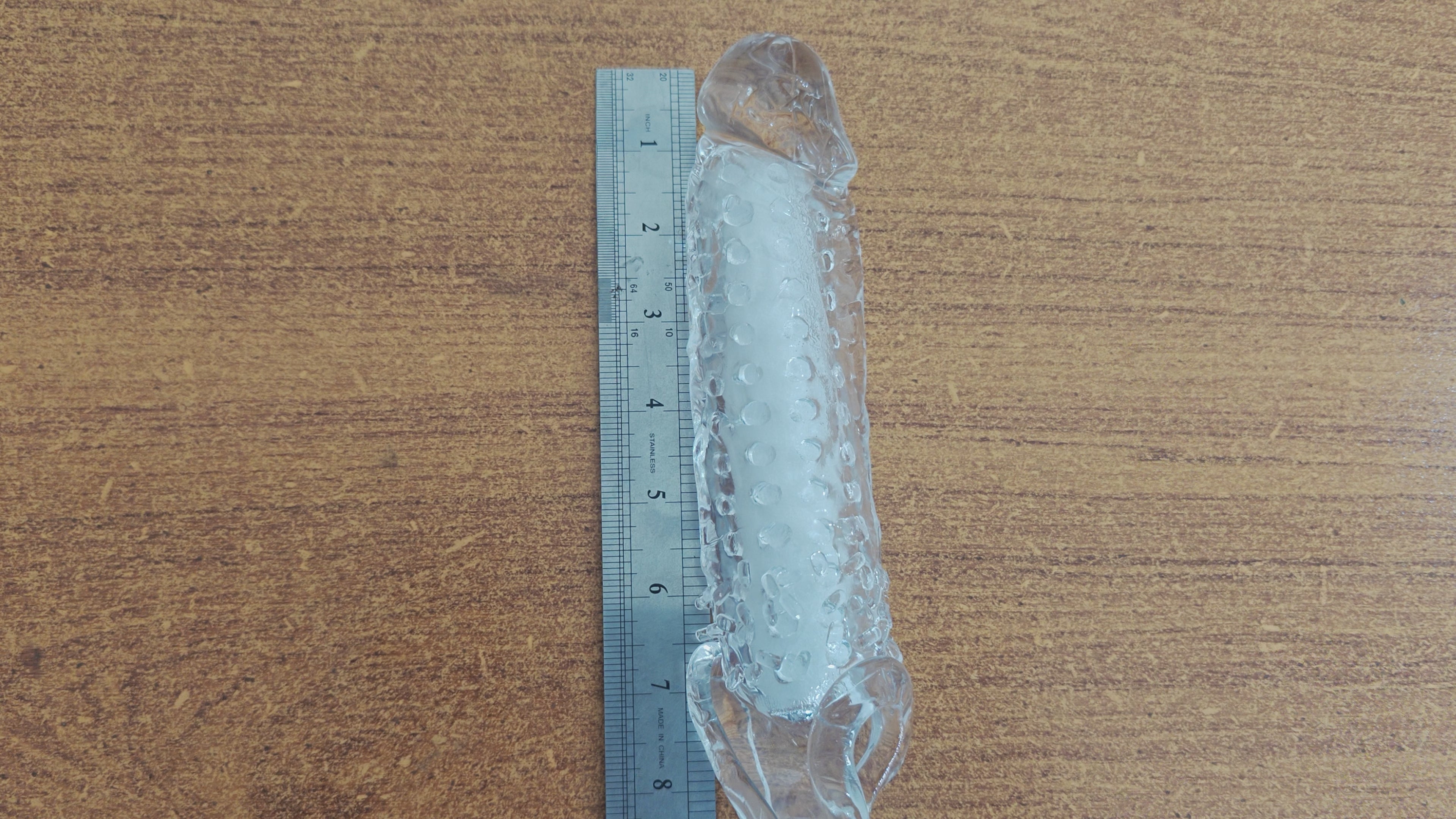 P sleeve transparent 8 inch white