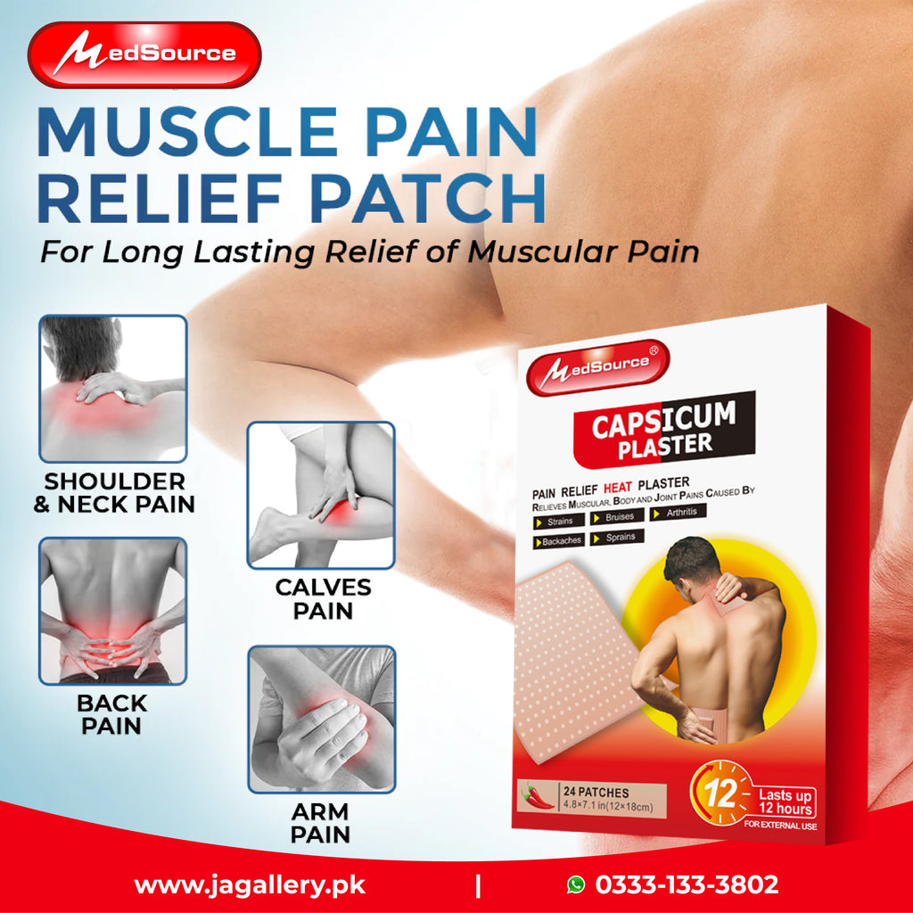 Medsource pain relief heat patches 20 pieces box