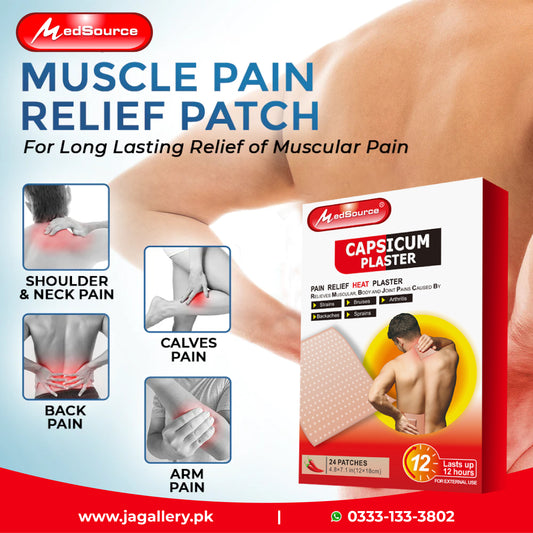 Medsource pain relief heat patches 20 pieces box