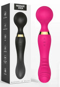Vibrator & massage stick double ended pleasure & relaxation